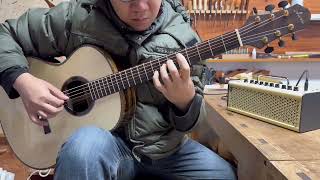 Aiersi all solid handmade professional chamber acoustic guitar [upl. by Anallij]