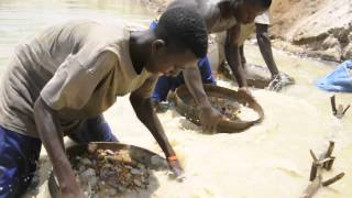 Diamond Mining in Sierra Leone [upl. by Llehctim796]