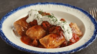 Stuffed Cabbage aka Golubtsi  Holubtsi  Halupki  Golumpki [upl. by Henka217]