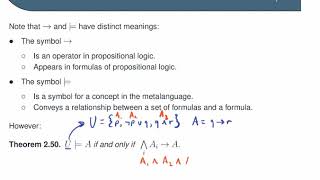 Logical Consequence and Theories [upl. by Howland522]