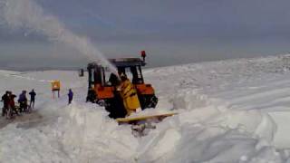 Snow on the Buxton to Macclesfield road [upl. by Antonetta]