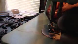 Vintage Singer 347 Sewing Machine How To Thread Part 2 [upl. by Anallij953]