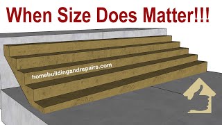 Design Tip To Solve Riser Variation Problems When Connecting Stairs To Slopping Decks or Walkways [upl. by Donela]