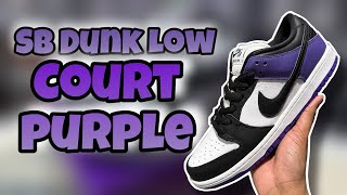 Nike SB Dunk Low “Court Purple”  Are These Worth Buying [upl. by Ymac353]