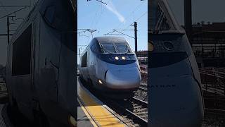 Amtrak Acela Power Car 2038 Hybrid K5LA Horn Crossing Sequence Acela Trainset 10 [upl. by Zipah]