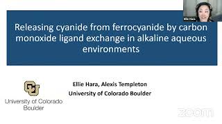 Releasing Cyanide from ferrocyanide in aqueous alkaline systems  Ellie Hara [upl. by Evelunn]