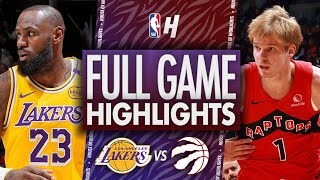 Los Angeles Lakers vs Toronto Raptors  Full Game Highlights  November 1 2024  202425 NBA Season [upl. by Akener]