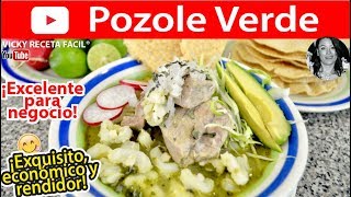 POZOLE VERDE  Vicky Receta Facil [upl. by Reagan]