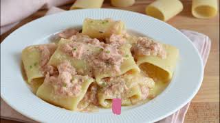 Paccheri al salmone fresco come farli cremosi senza panna  Il chicco di mais [upl. by Mannes]