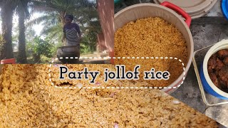 vlogmas2023 Day 17  How to cook Nigerian smoky party jollof rice vlogmas jollofrice [upl. by Oinota]