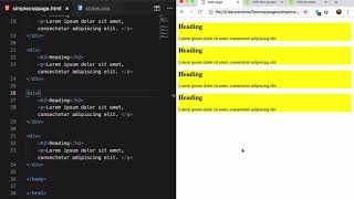 Aligning Divs Side by Side CSS amp HTML tutorial [upl. by Fari]