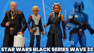 Star Wars Black Series Ahsoka Tano Death Watch Mandalorian Omega and The Client Figure Review [upl. by Jeddy]