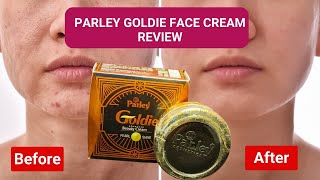 Parley Goldie Face Cream Review  Side Effects Benefits Fake amp Original Before amp After Use [upl. by Ennayelhsa]