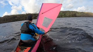 Canoe Sailing rig and technique [upl. by Suirrad572]