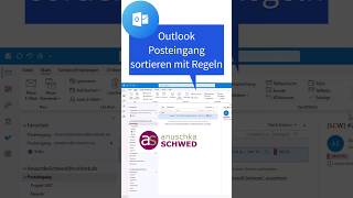 Outlook Regeln in 30 Sekunden SchrittfürSchritt erklärt deutsch [upl. by Sukin]