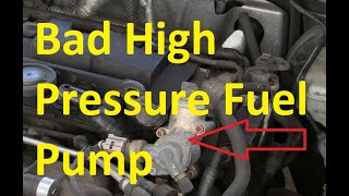 Symptoms of a Bad High Pressure Fuel Pump HPFP [upl. by Lebatsirc562]