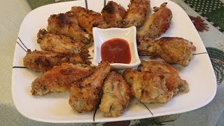 Healthy Baked Chicken Wings Recipe [upl. by Allain]