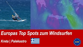 Top Windsurf Spot  Palekastro  Kouremenos Beach  Kreta  Griechenland [upl. by Munroe127]