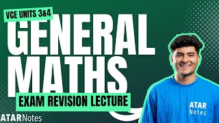 VCE General Maths 3amp4 Exam Revision Lecture [upl. by Starks]