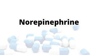 norepinephrine  noradrenalin  mechanism of action and uses  نورإبينفرين ، نورأدرينالين [upl. by Vinia703]