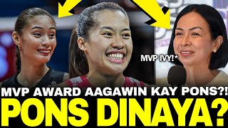 Bernadette Pons DADAYAIN AAGAWAN ng MVP AWARD ni Ivy Lacsina  PVL REINFORCED 2024 [upl. by Aidualk]