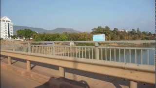 Pakse Bridge Champasak Province Laos [upl. by Dawes448]