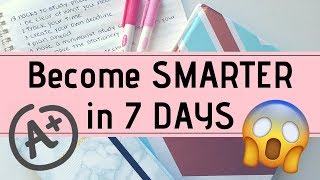 16 HACKS to Become SMARTER in 7 DAYS  StudyWithKiki [upl. by Zehc]