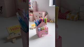 diy pen box from toothpaste box diy craft shorts shortvideo [upl. by Augie383]