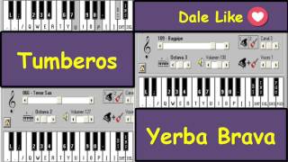 Tumberos  Yerba Brava  Piano Electronico 25 [upl. by Hairym217]