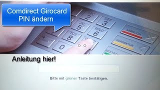 Comdirect Girocard PIN ändern [upl. by Teillo]