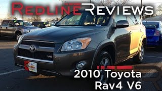 2010 Toyota Rav4 V6 Review Walkaround Exhaust Test Drive [upl. by Guenna]