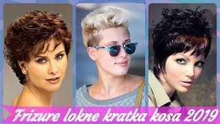 Top 20 🌸 trendi frizure lokne kratka kosa 2019 [upl. by Jadwiga236]