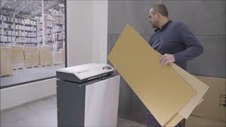 HSM ProfiPack C400 Cardboard Shredder  Demo Video [upl. by Suiratnod279]