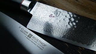 Japanese vs German Knives  Shun vs Wusthof Cutlery [upl. by Trueman]