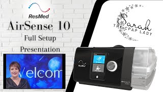 Complete walkthrough of ResMeds AirSense 10 Sleep Apnea Machine Indepth Tutorial [upl. by Zelle]