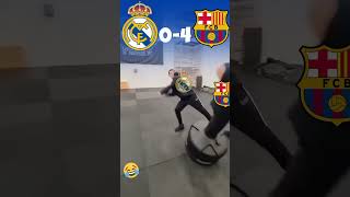 A fight between Real Madrid and Barcelona 04 highlights 😅⚽️❤ [upl. by Anim659]