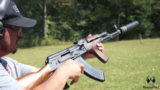 NotMine Full Auto Polish AKM at the range [upl. by Hahcim]