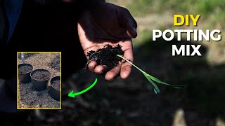 How to Make Your Own Potting Mix  Easy DIY Recipe [upl. by Nerral]