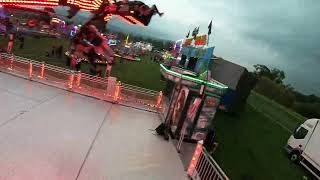 MITCHELL WILMOTT AIR RAID 2 onride at Silsden Mega Value Funfair 792024 [upl. by Otsugua919]