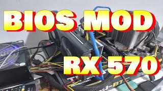 ⛏✍ COMO FAZER BIOS MOD AMD RX 570 4GB RX 580 RX 470 RX 480 DE 4GB8GB  MELHORAR MINERAÇÃO DA VGA [upl. by Cumine]