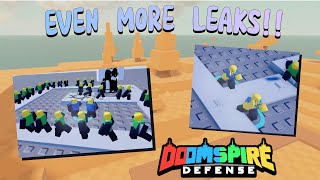 EVEN More New Leaks Incoming This Update Doomspire Defense [upl. by Nalyak]