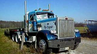 1972 Peterbilt 359M with Caterpillar 1693TA Cold Start Part 1 [upl. by Galateah]