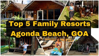 Top 5 Agonda beach Resorts  5 Best Family Resorts in South Goa  Private beach Resort in Goa [upl. by Viridi]