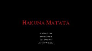 Hakuna Matata lyrics [upl. by Ellebanna]