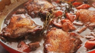 How to Make Coq au Vin Chicken and Wine [upl. by Lowrance]