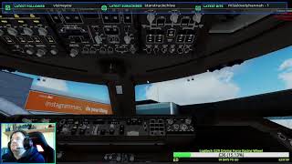 Vatsim Cross the Pond Westbound 2022  EHAM Amsterdam to KIAH Houston B747400 KLM [upl. by Pasahow790]