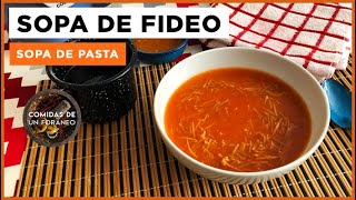 Como hacer Sopa de Fideo  Receta sencilla [upl. by Tabib]