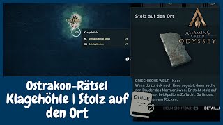 OstrakonRätsel Klagehöhle  Stolz auf den Ort  AC Odyssey Guide [upl. by Edmead]