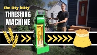 Small Scale Grain Threshing Machine [upl. by Esmerolda118]