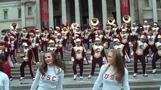 USC Trojan Marching Band LMFAO Party Rock Trafalgar Square London 2012 [upl. by Partridge241]